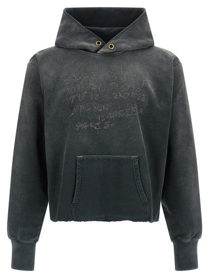 Gray Cotton Hoodie
