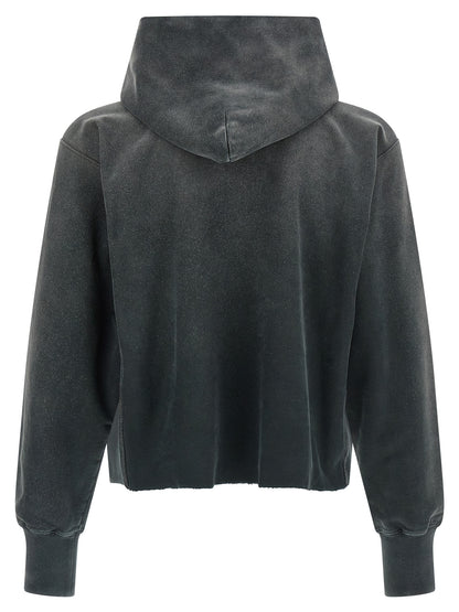 Gray Cotton Hoodie