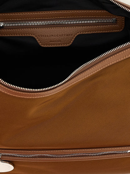 Brown Polyamide Shoulder Bag