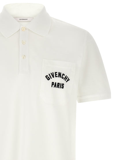 White Cotton Polo Shirt