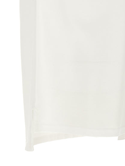 White Cotton Polo Shirt
