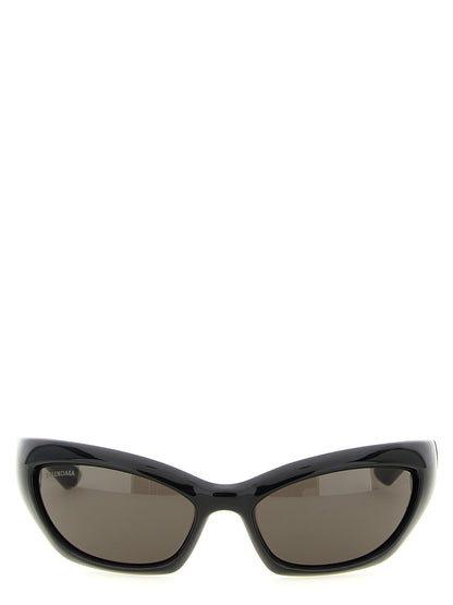 Black Polyamide Sunglasses