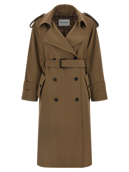 Brown Virgin Wool Coat