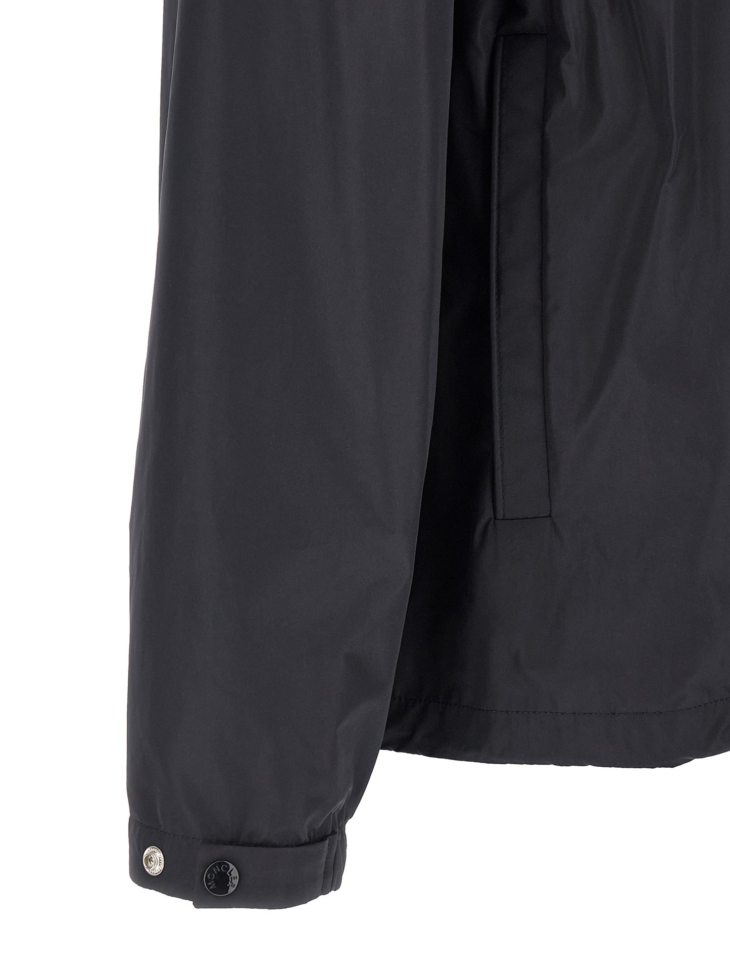 Blue Polyester Shell Jacket