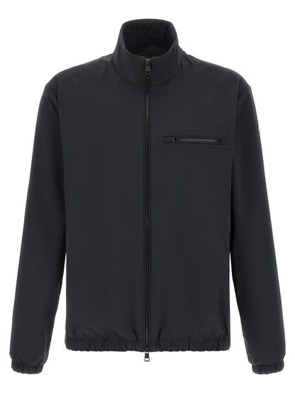 Black Polyester Shell Jacket