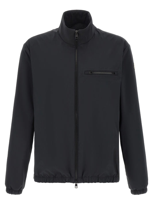 Black Polyester Shell Jacket