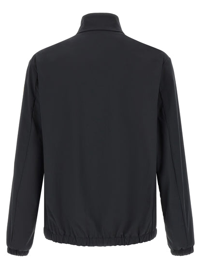 Black Polyester Shell Jacket