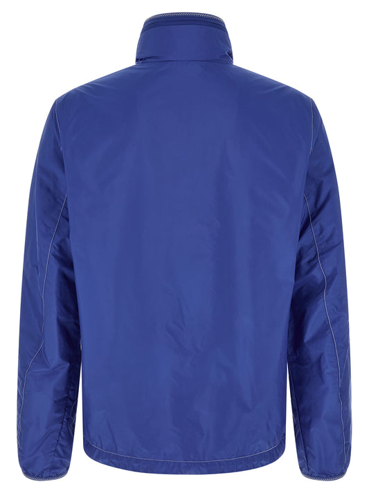 Blue Polyamide Shell Jacket