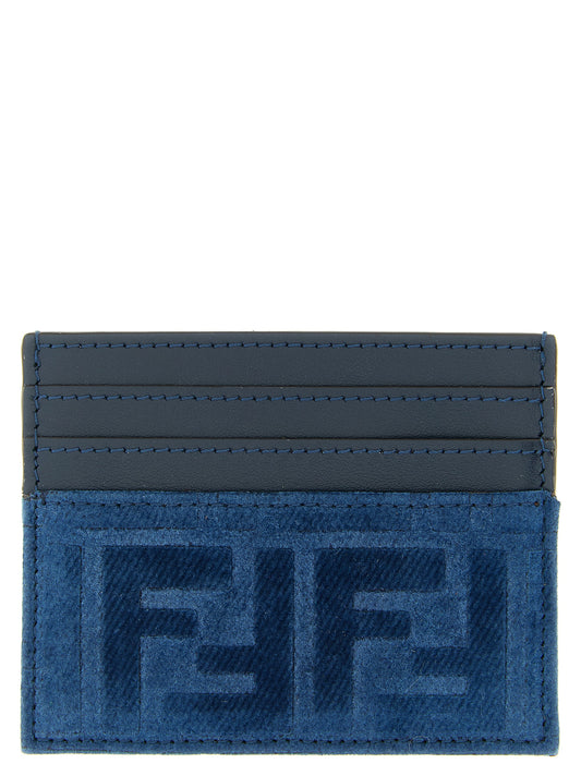 Blue Cotton Cardholder