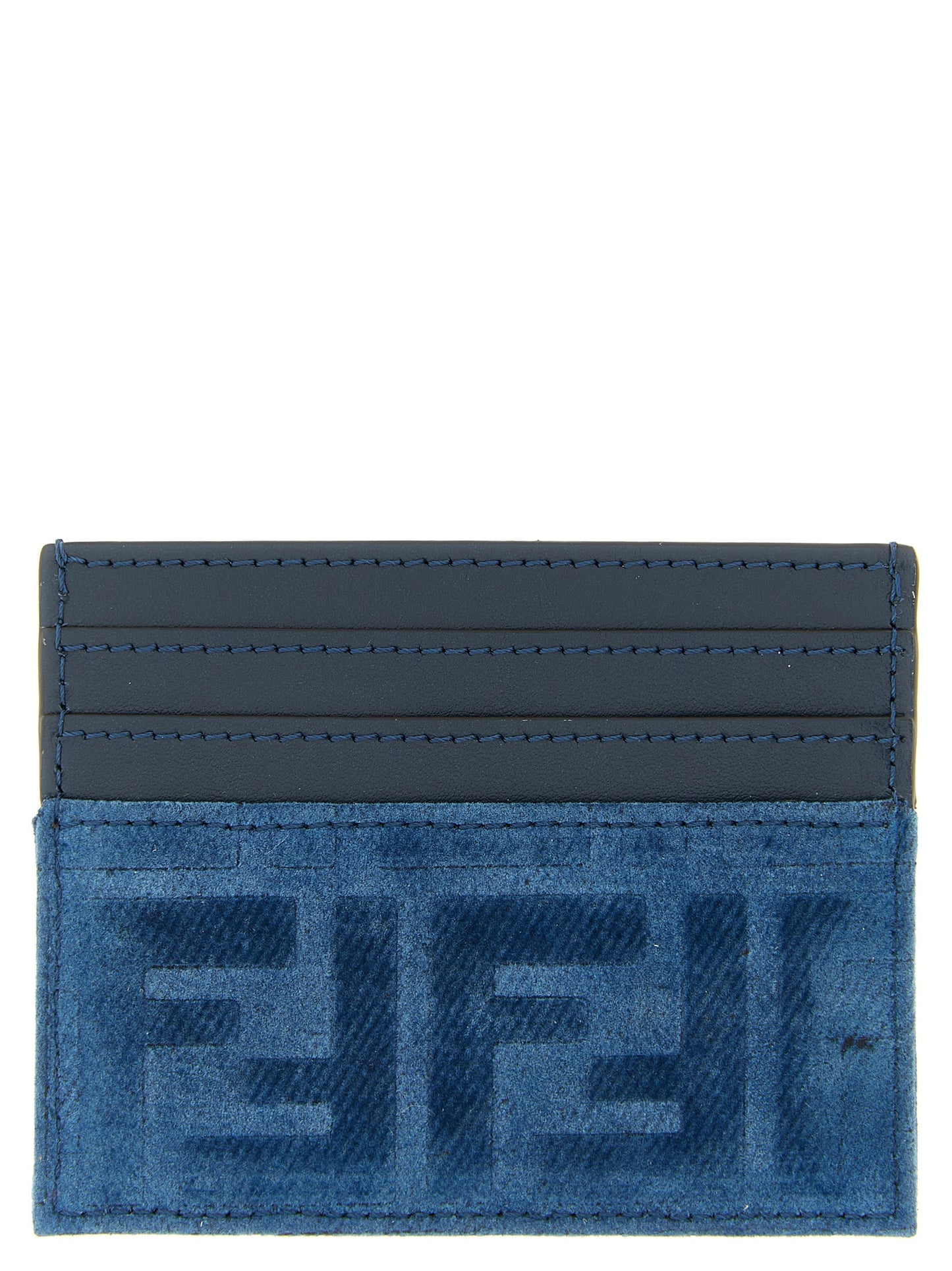 Blue Cotton Cardholder