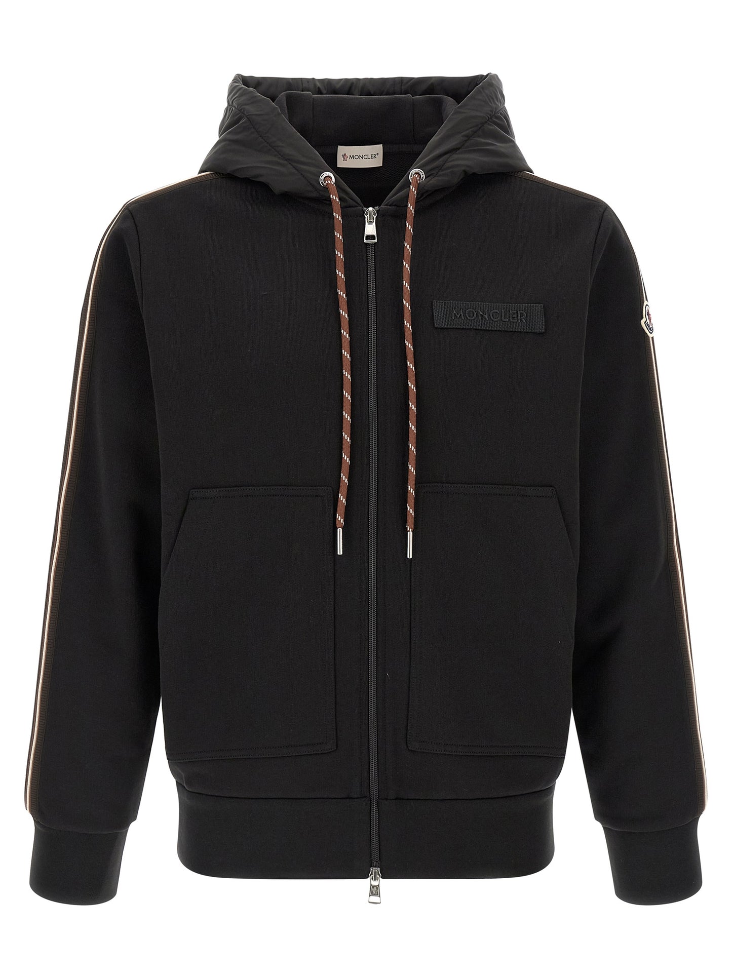 Black Polyamide Sweatshirt