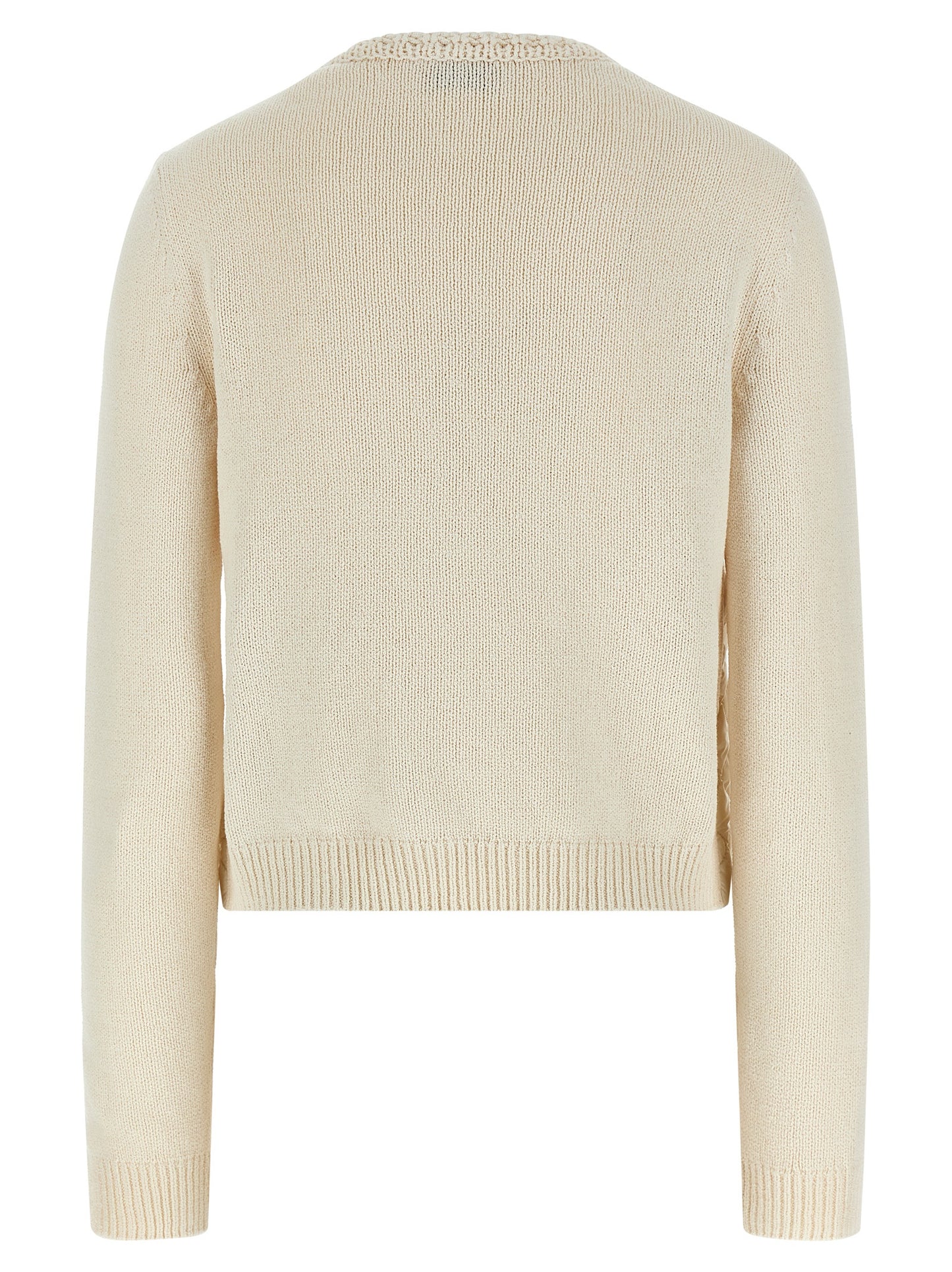 Beige Cotton Cardigan