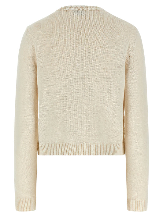 Beige Cotton Cardigan