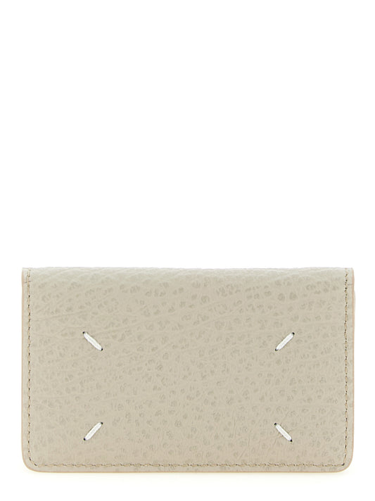 Gray Bovine Leather Cardholder