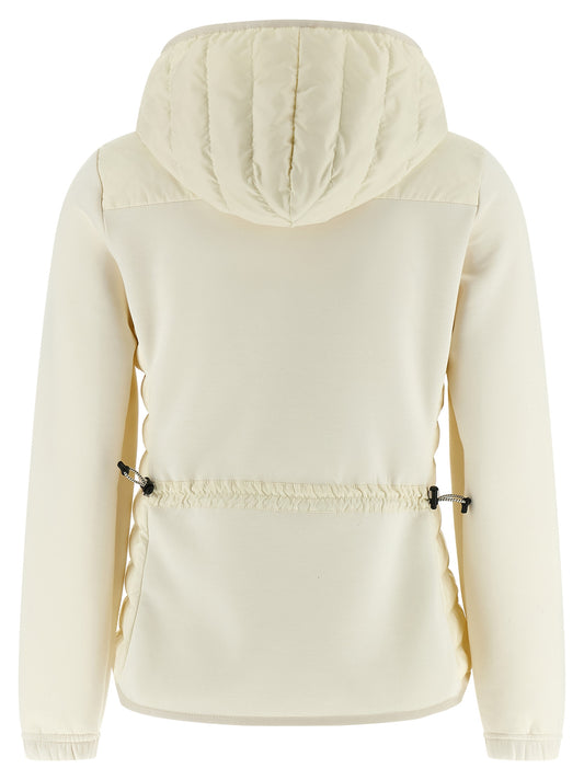 White Polyamide Sweatshirt