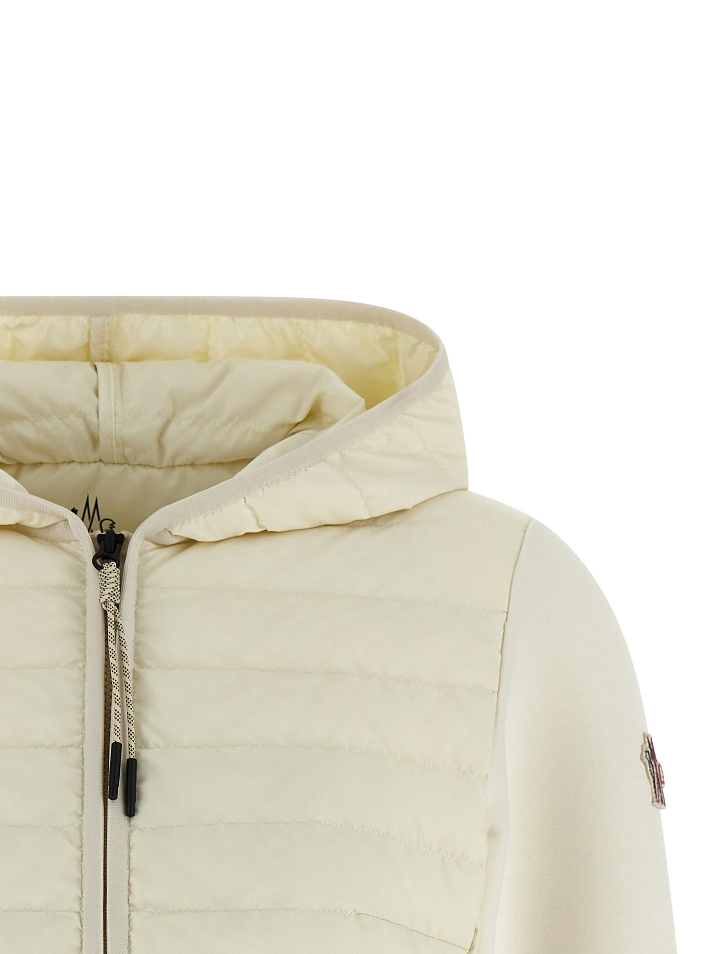 White Polyamide Sweatshirt