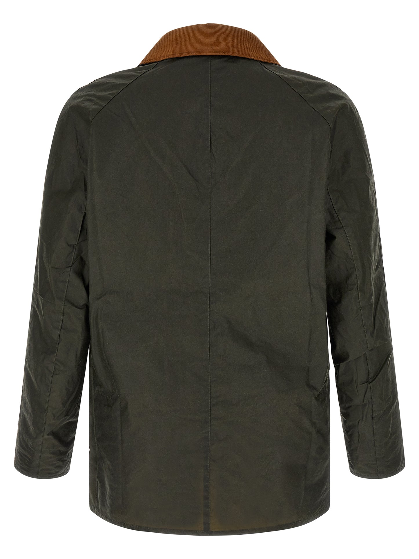 Bicolor Cotton Full-Length Jacket