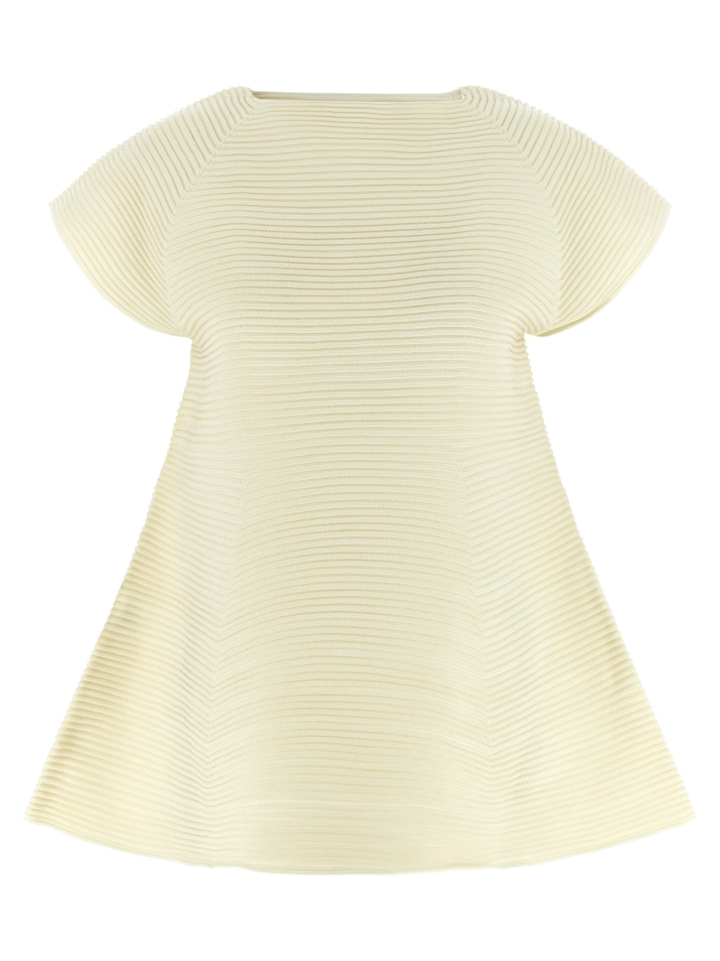 Bicolor Polyester Short Dress