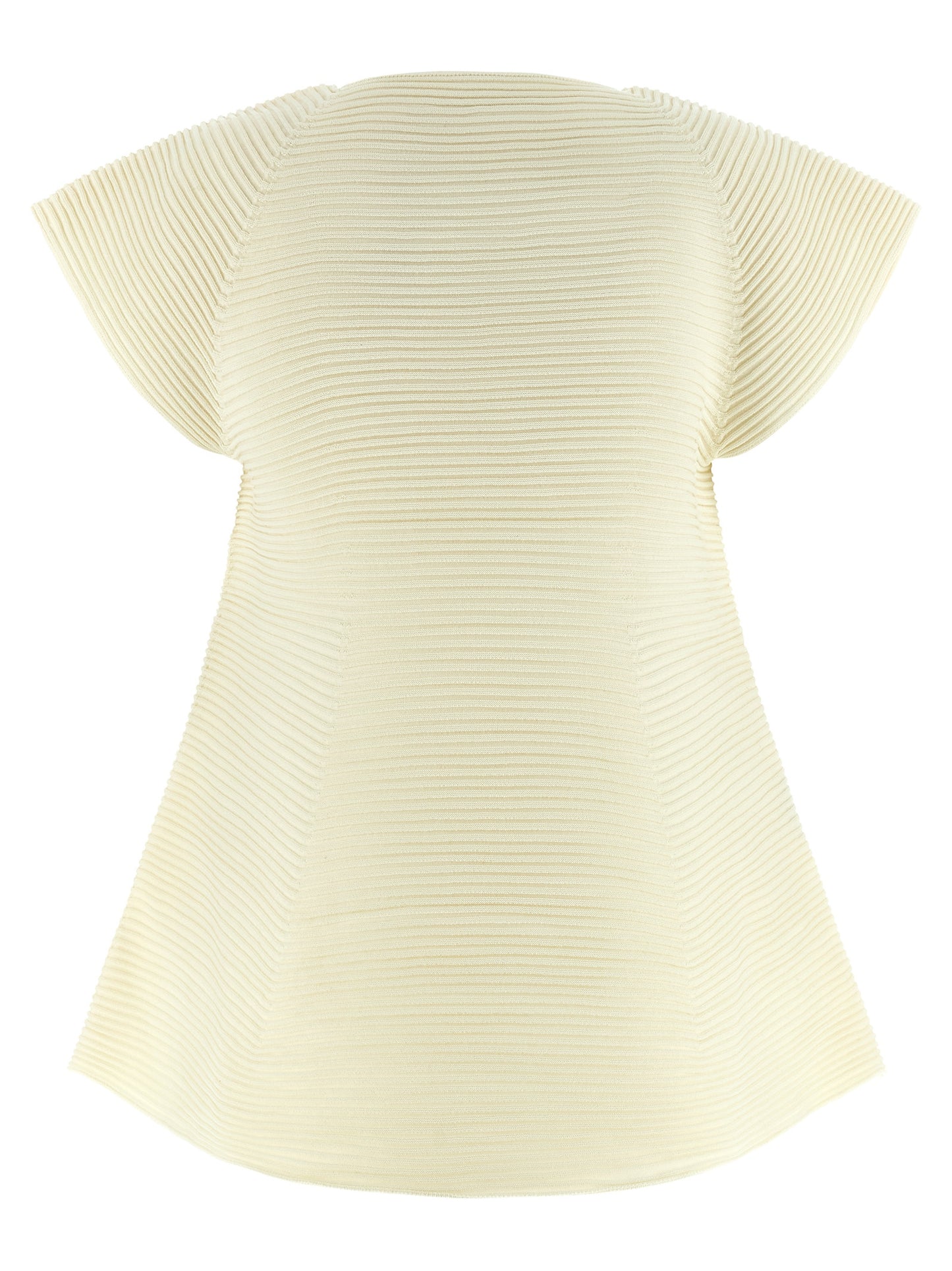 Bicolor Polyester Short Dress