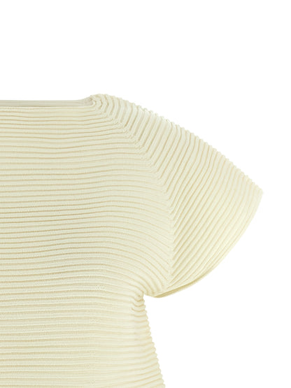 Bicolor Polyester Short Dress