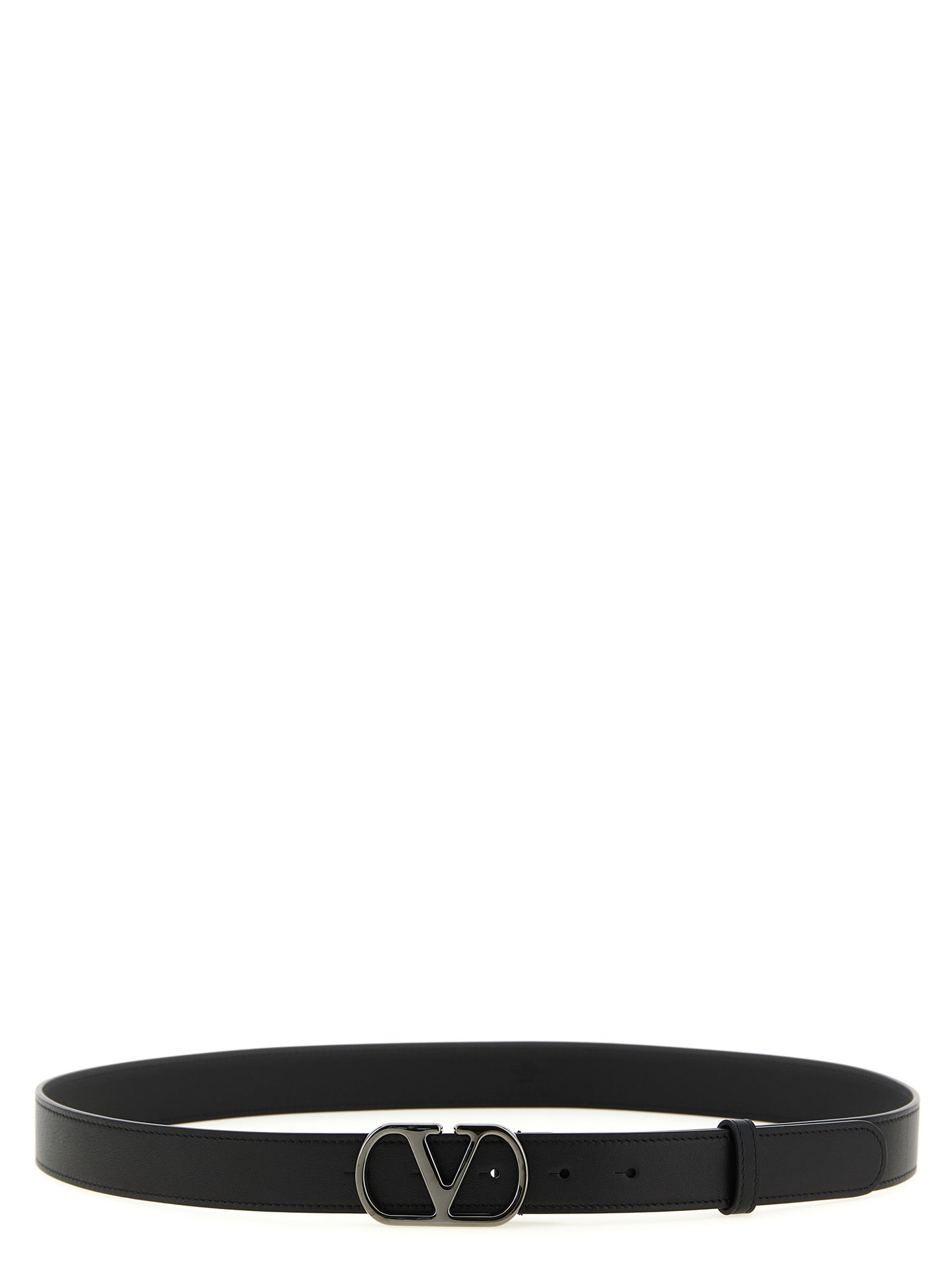 Black Calfskin Regular Belt
