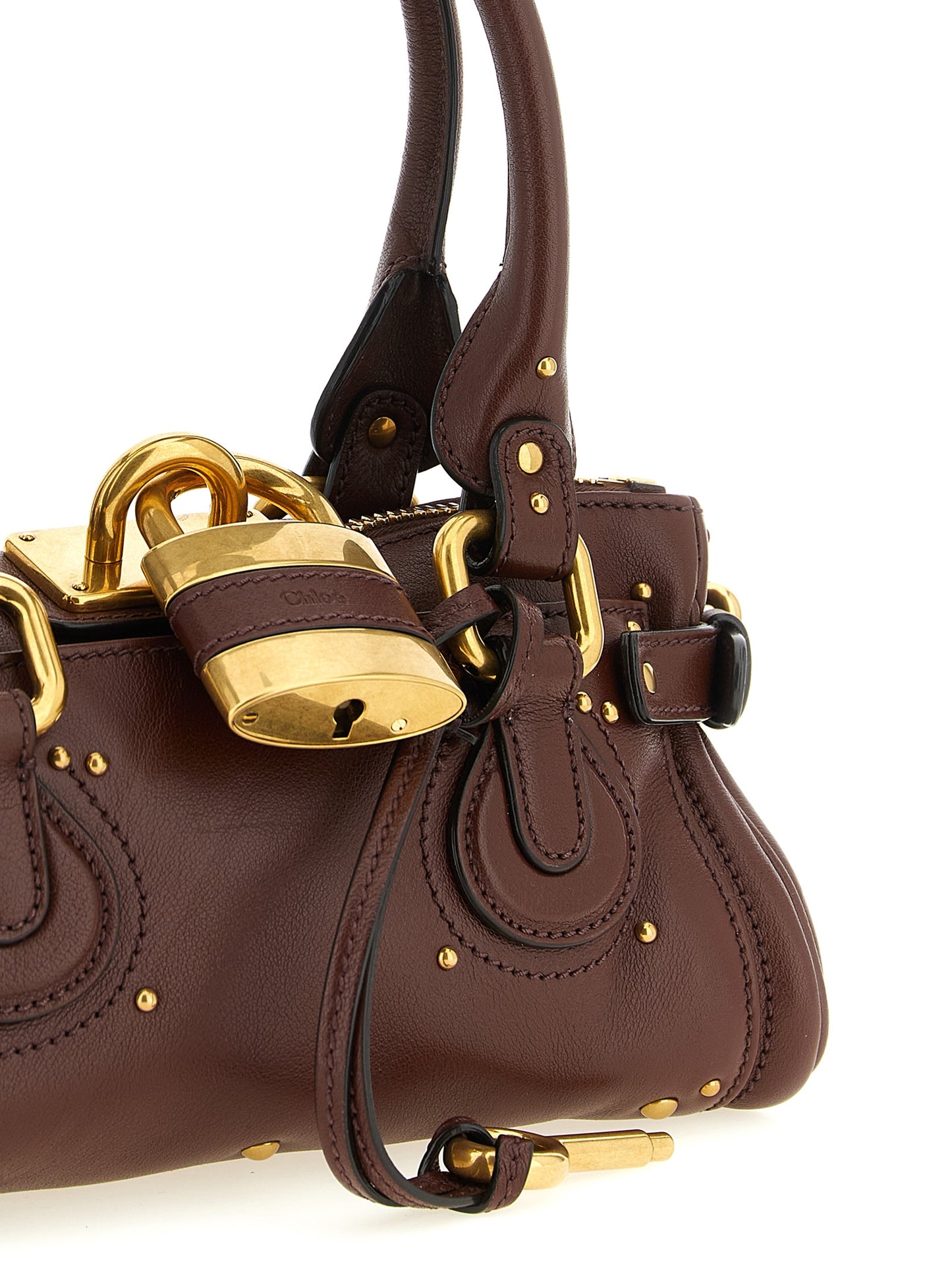 Brown Buffalo Leather Handbag
