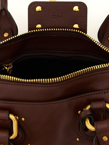Brown Buffalo Leather Handbag