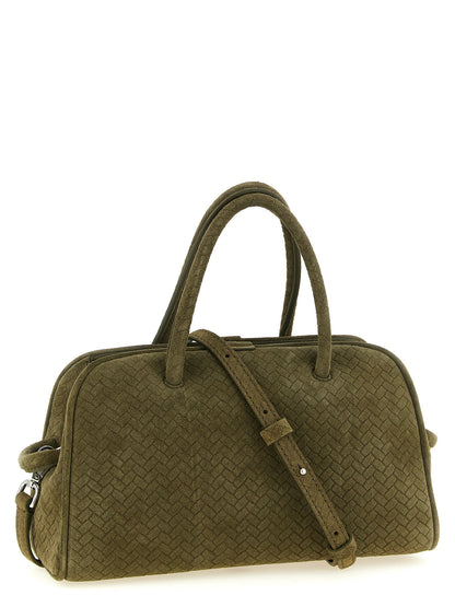 Bicolor Calfskin Handbag