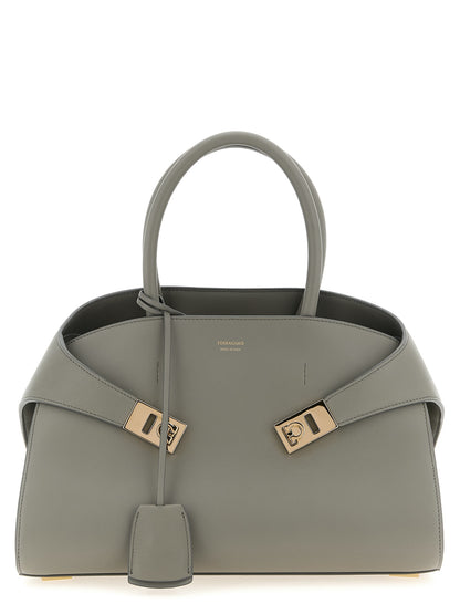 Gray Calfskin Handbag