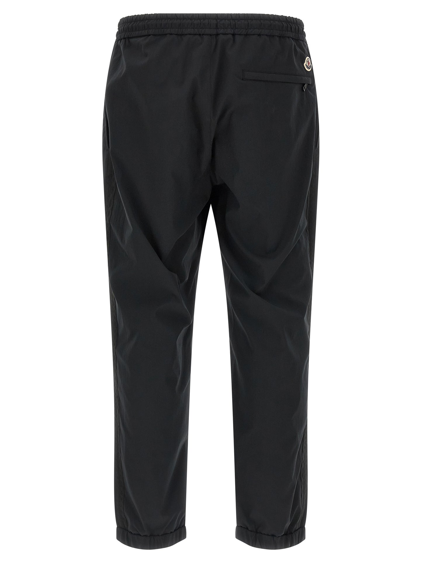 Black Polyester Joggers (Workout Pants)