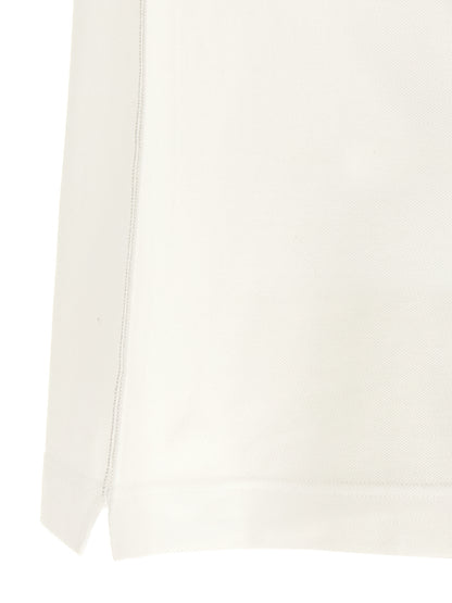 White Cotton Polo Shirt