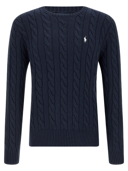 Blue Cotton Cardigan