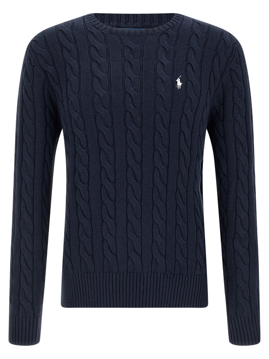 Blue Cotton Cardigan