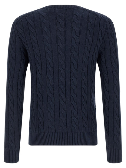 Blue Cotton Cardigan