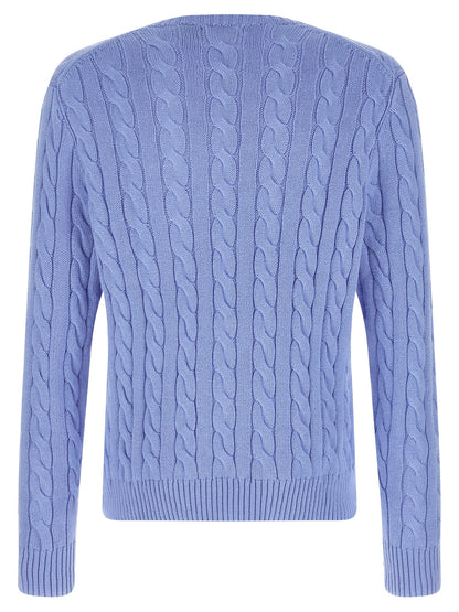 Blue Cotton Cardigan