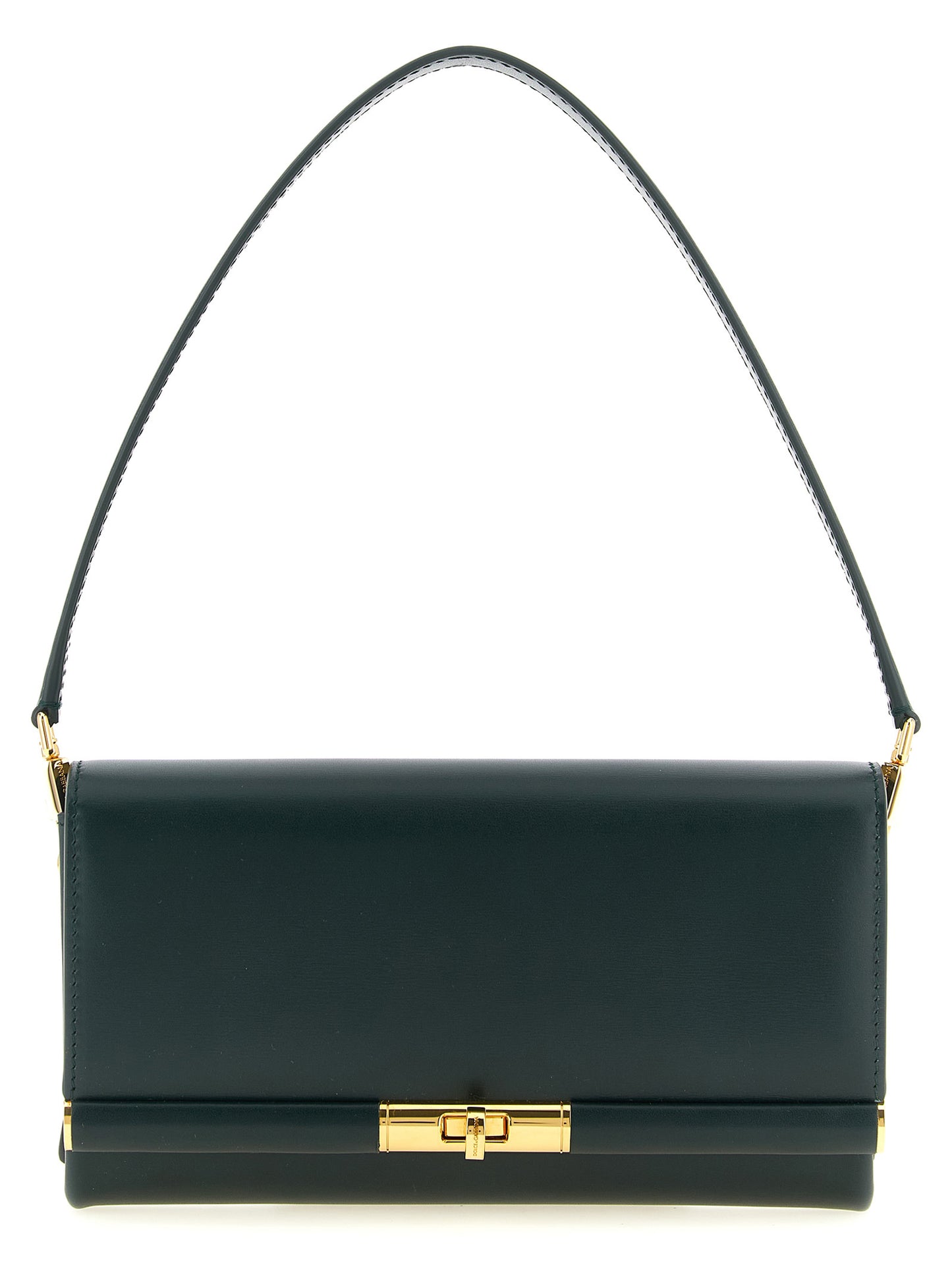 Bicolor Calfskin Shoulder Bag