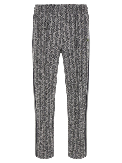 Gray Polyester Joggers (Workout Pants)