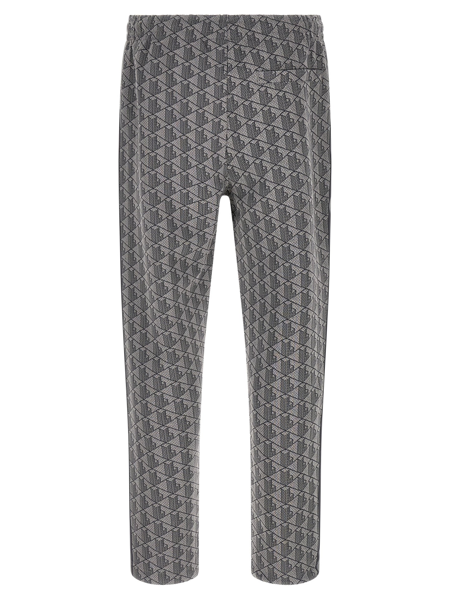 Gray Polyester Joggers (Workout Pants)