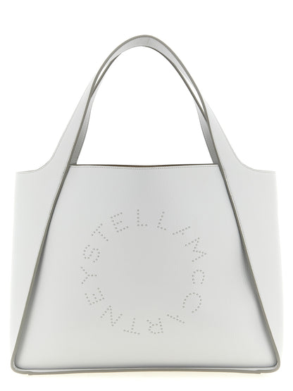 Gray Polyamide Tote Bag