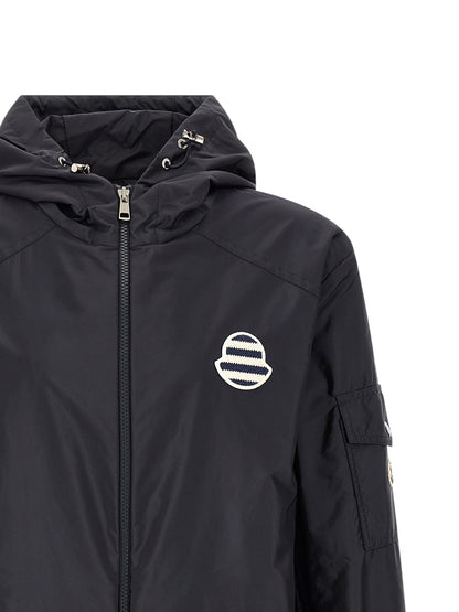 Blue Polyamide Shell Jacket