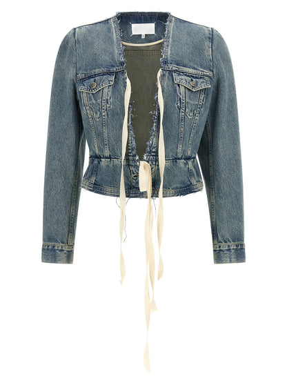 Blue Cotton Denim Jacket