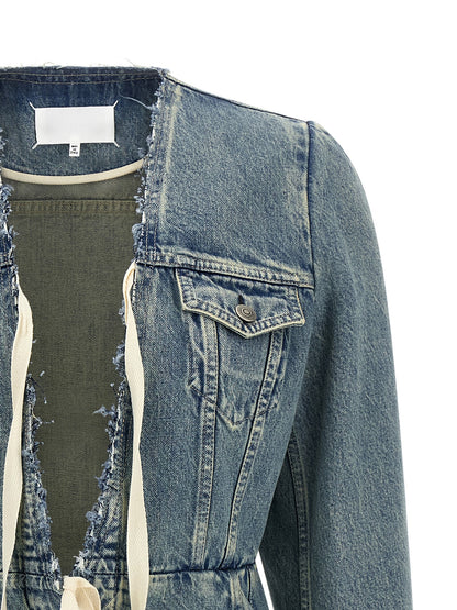 Blue Cotton Denim Jacket