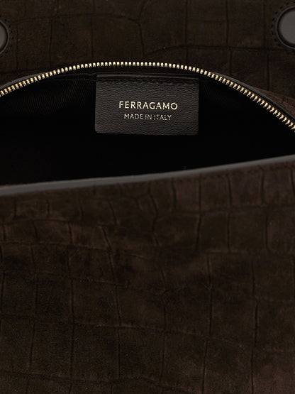 Brown Goatskin Shoulder Bag