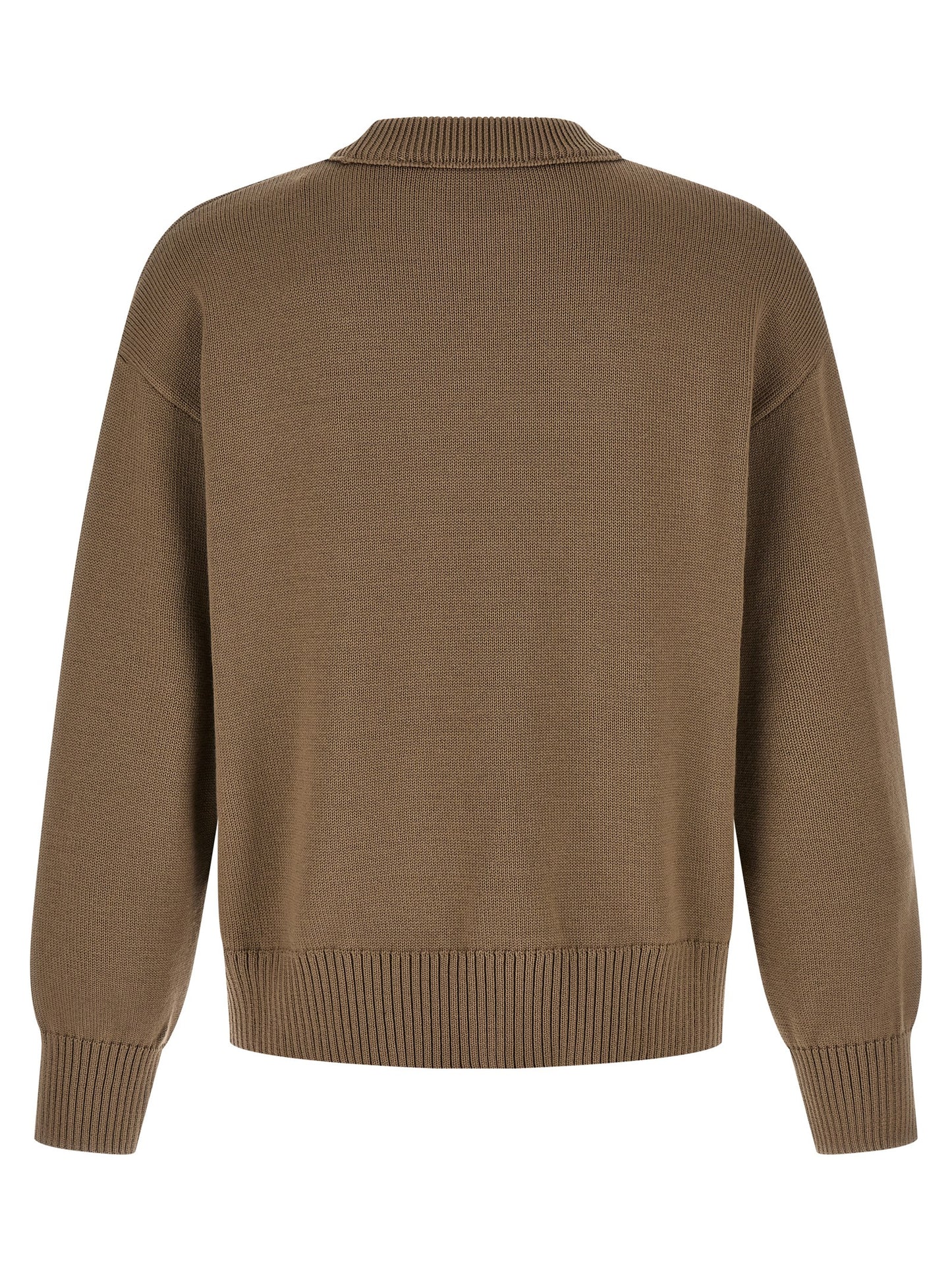 Beige Wool Cardigan