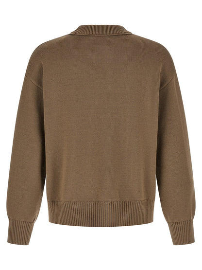 Beige Wool Cardigan