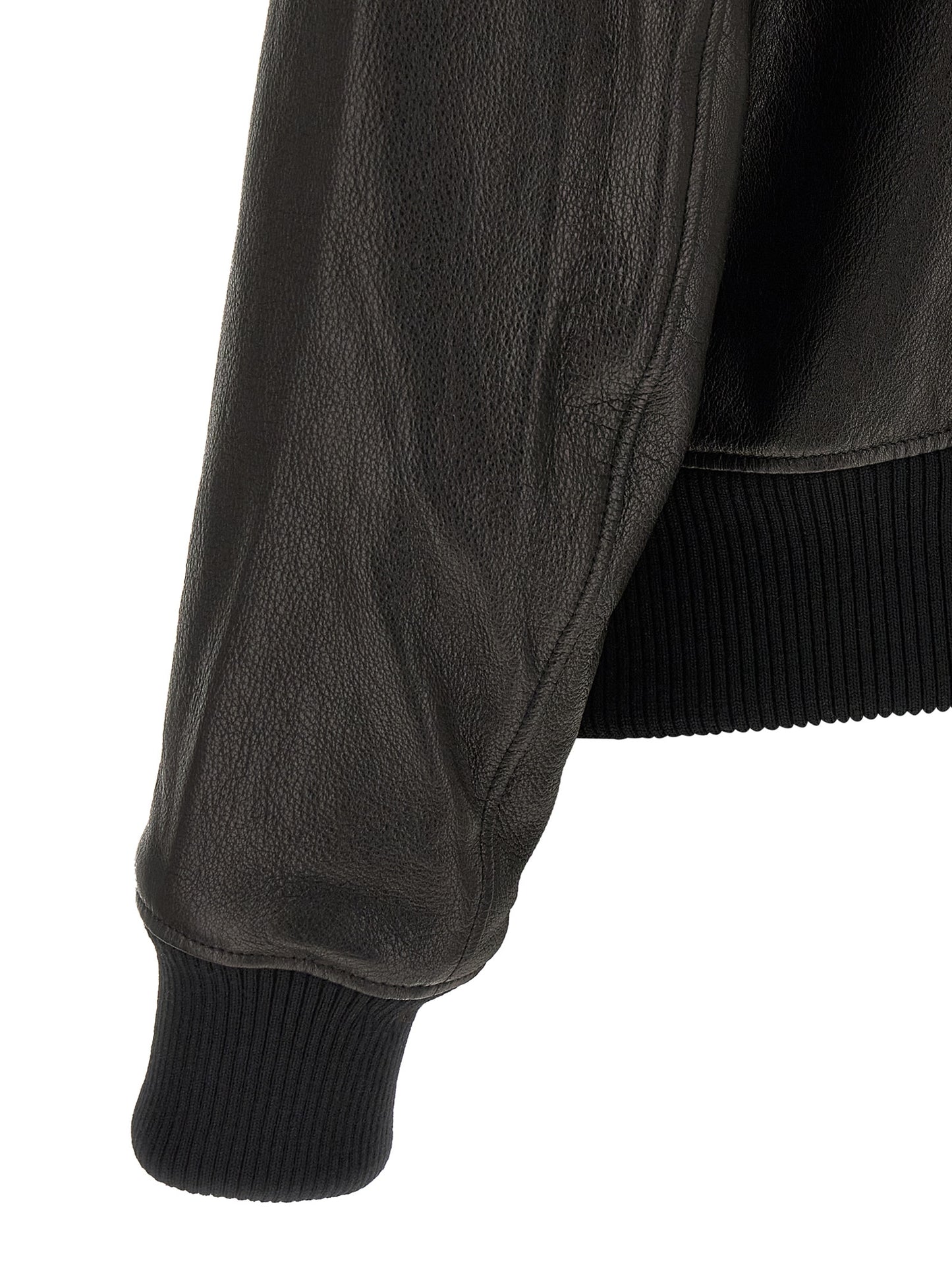 Black Lamb Leather Leather Jacket