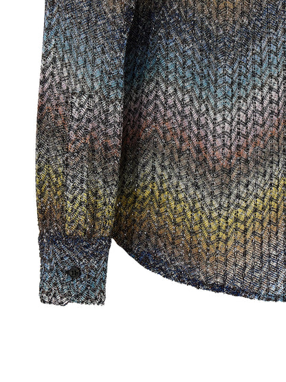 Multicolor Viscose Blouse