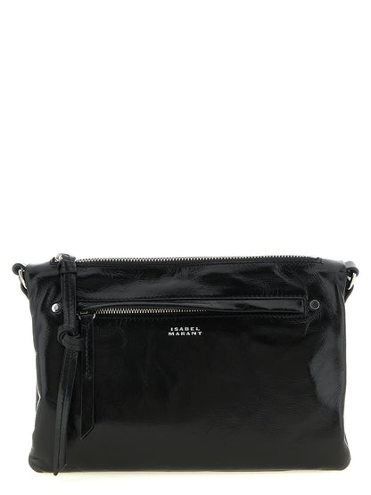 Black Calfskin Crossbody Bag