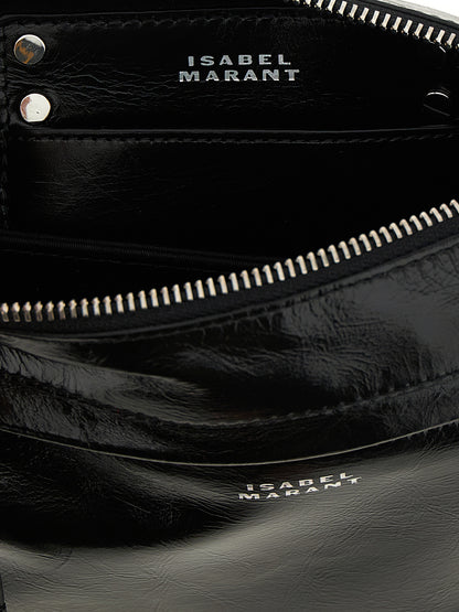 Black Calfskin Crossbody Bag