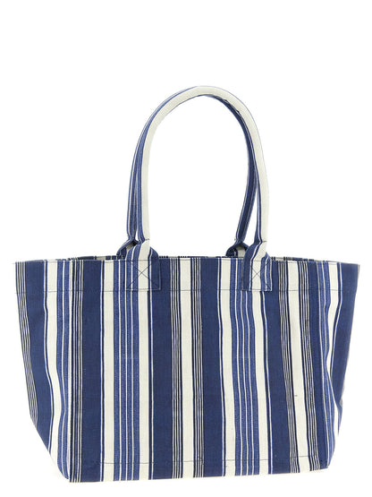 Blue Cotton Tote Bag